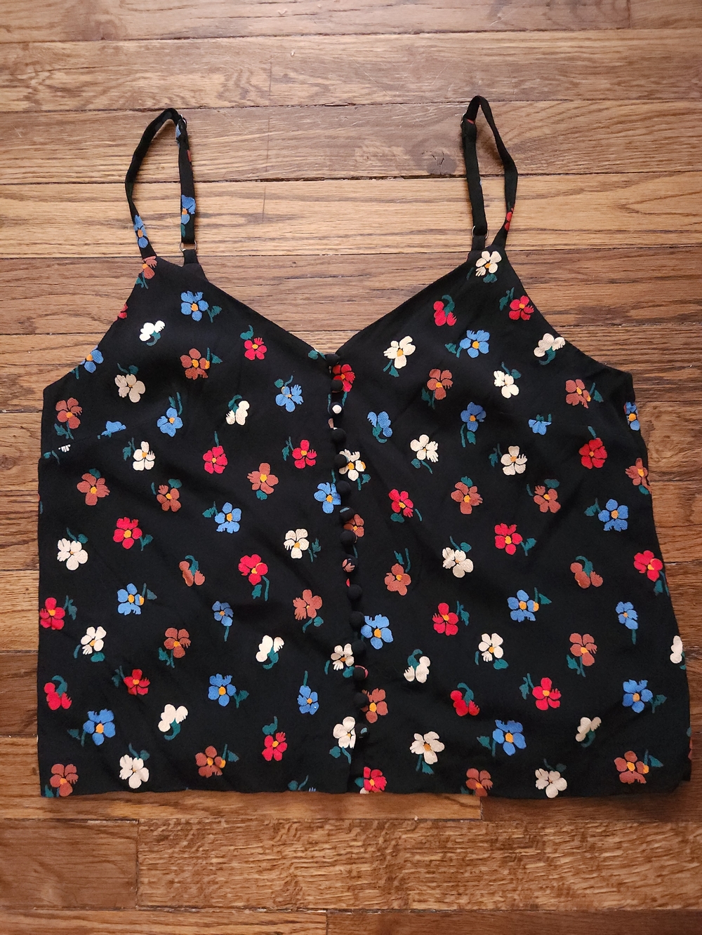 Madewell Floral Print Button Front Cami Top – Size 6